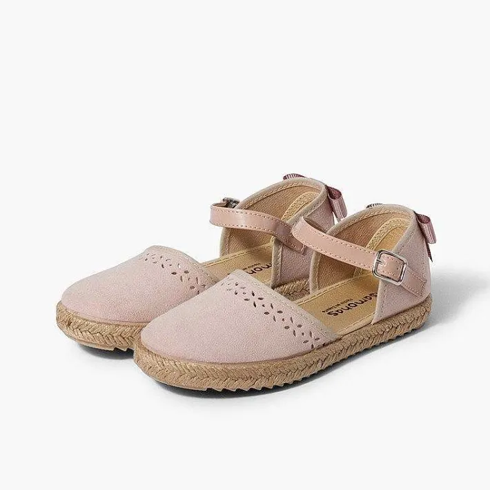 Sandalias<Pisamonas Alpargata Sandalia Niña Con Hebilla Y Lazo Trasero