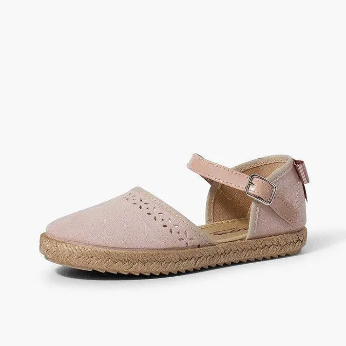 Sandalias<Pisamonas Alpargata Sandalia Niña Con Hebilla Y Lazo Trasero