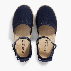 Sandalias<Pisamonas Alpargata Sandalia Niña Con Hebilla Y Lazo Trasero
