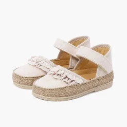 Alpargatas<Pisamonas Alpargatas Bebe Volantes Tira Adherente