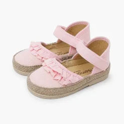 Alpargatas<Pisamonas Alpargatas Bebe Volantes Tira Adherente