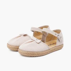 Sandalias<Pisamonas Alpargatas Con Lacito Pala Fruncida