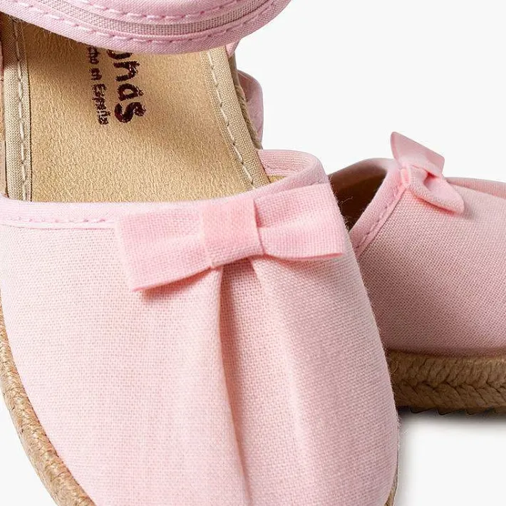 Sandalias<Pisamonas Alpargatas Con Lacito Pala Fruncida