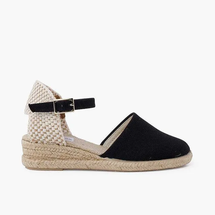 Alpargatas<Pisamonas Alpargatas De Cuna Niña Y Mujer Con Hebilla