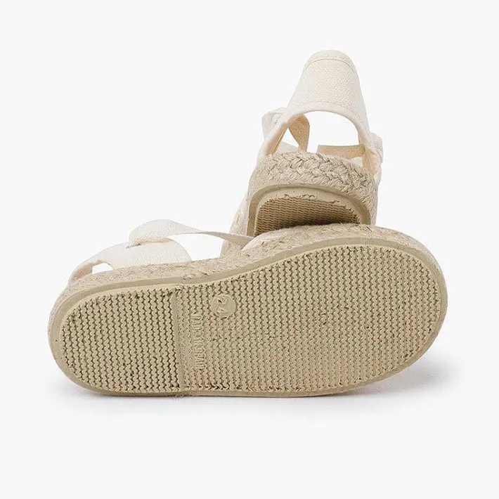 Zapatos Comunión<Pisamonas Alpargatas Efecto Trenzado Cintas