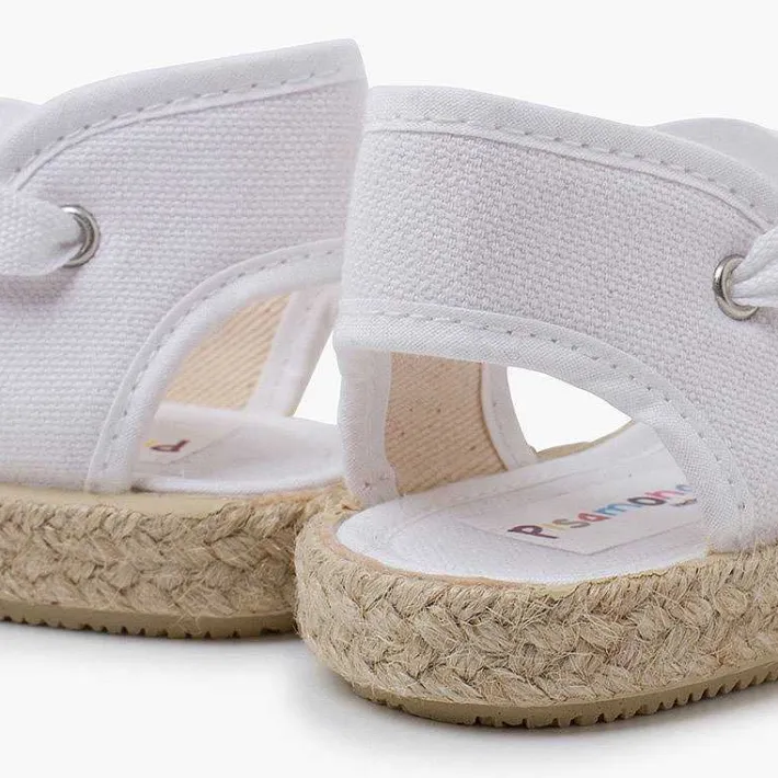 Zapatos Comunión<Pisamonas Alpargatas Efecto Trenzado Cintas