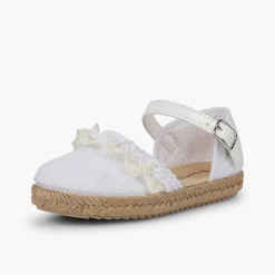 Zapatos Comunión<Pisamonas Alpargatas Niña Con Puntillas