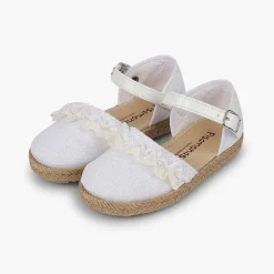 Zapatos Comunión<Pisamonas Alpargatas Niña Con Puntillas