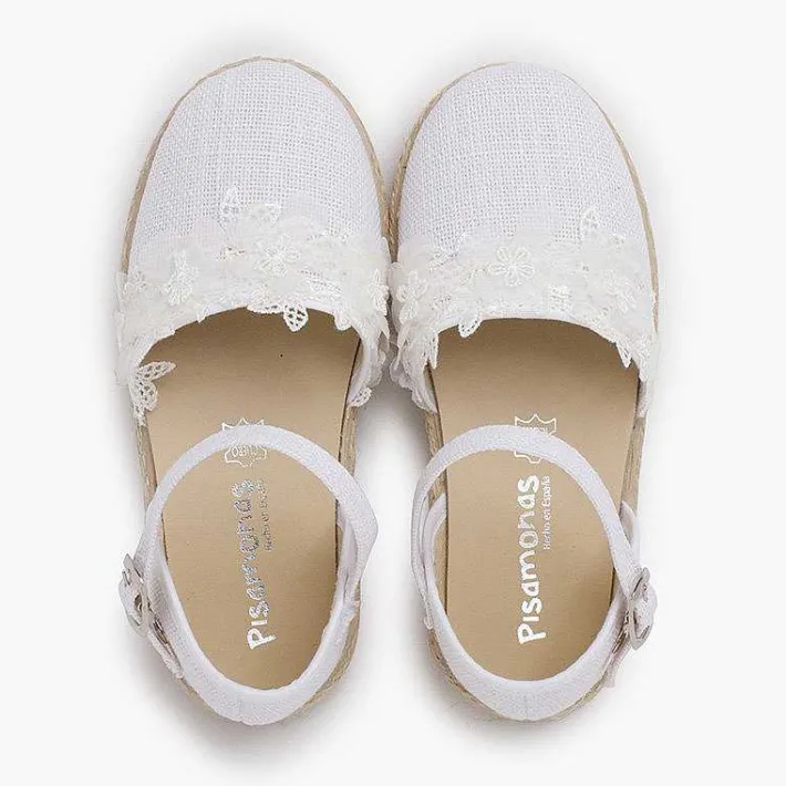 Zapatos Comunión<Pisamonas Alpargatas Puntilla Ceremonia