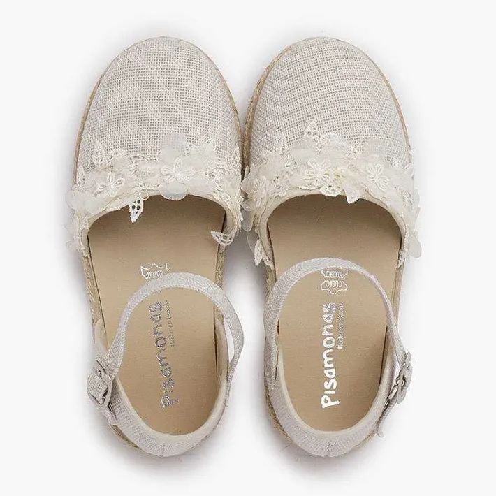Zapatos Comunión<Pisamonas Alpargatas Puntilla Ceremonia