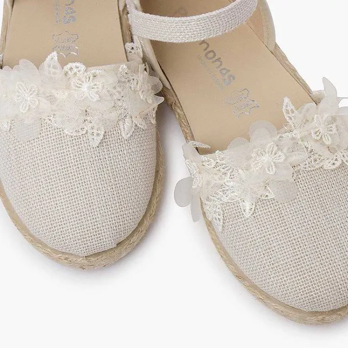 Zapatos Comunión<Pisamonas Alpargatas Puntilla Ceremonia