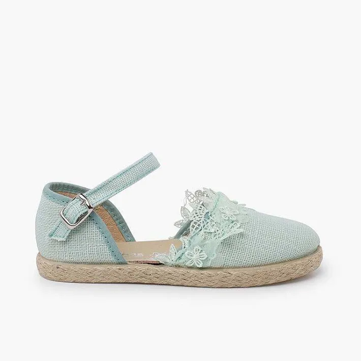 Zapatos Comunión<Pisamonas Alpargatas Puntilla Ceremonia
