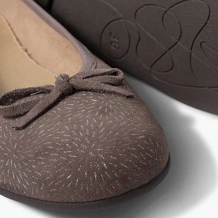 Bailarinas<Pisamonas Bailarina Lazo Detalles Plateados