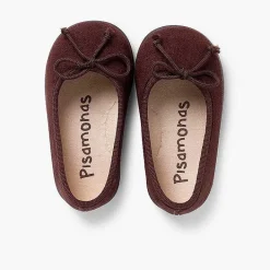 Bailarinas<Pisamonas Bailarina Niña Manoletina Serratex Color Marron