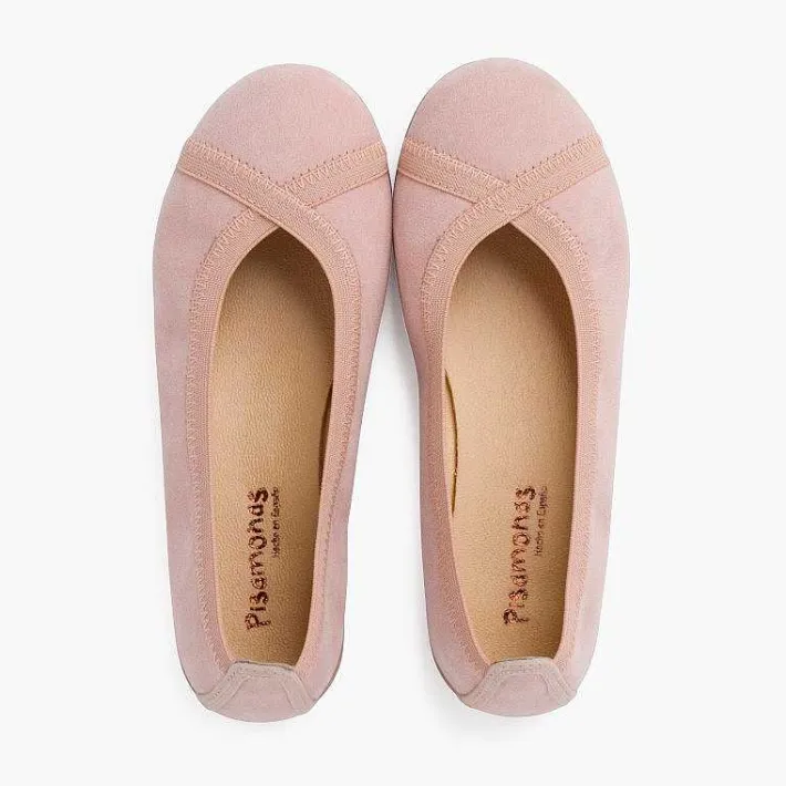 Bailarinas<Pisamonas Bailarina Pespuntes Elastico Cruzado