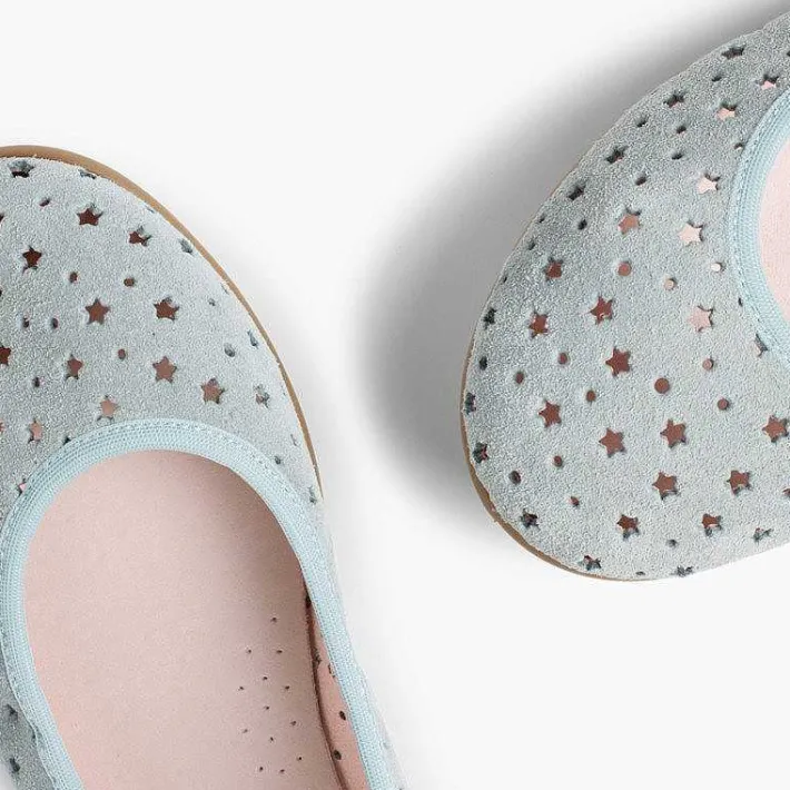 Bailarinas<Pisamonas Bailarina Serraje Elastico Picado Estrellas