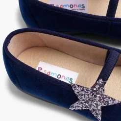 Bailarinas<Pisamonas Bailarinas Con Estrella Glitter Y Tira Elastica