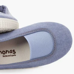 Zapatillas<Pisamonas Bailarinas Elastico Lona Eco Y Suela Tipo Zapatillas