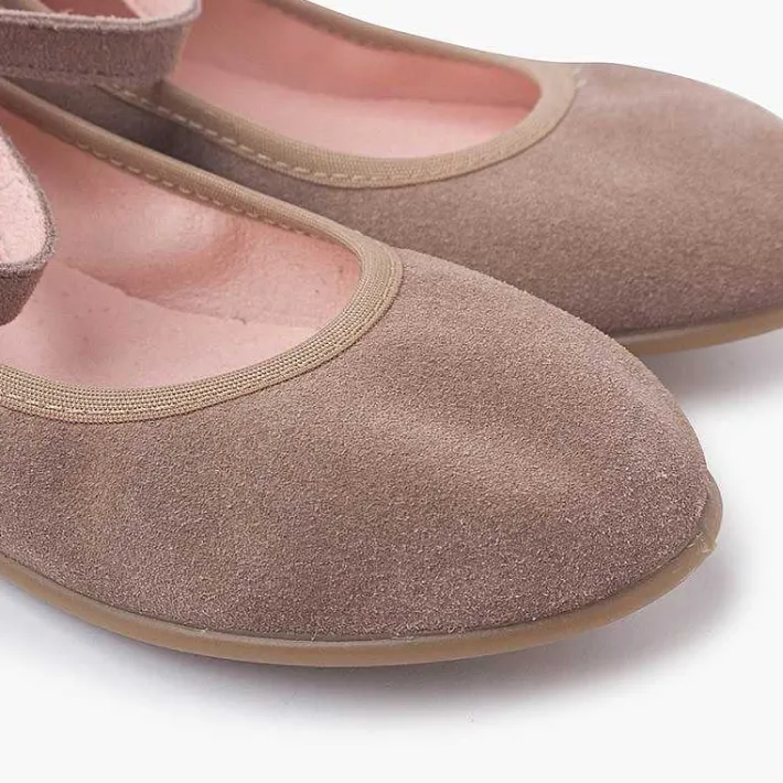 Bailarinas<Pisamonas Bailarinas Flexibles Serraje Con Pulsera