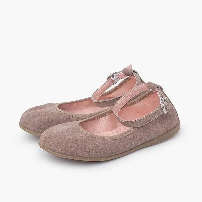 Bailarinas<Pisamonas Bailarinas Flexibles Serraje Con Pulsera