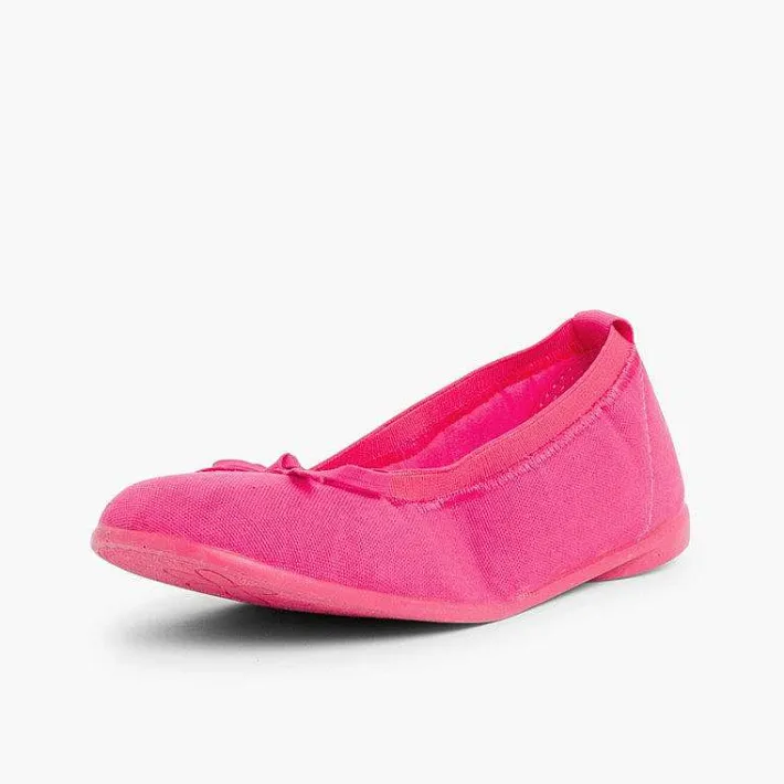 Bailarinas<Pisamonas Bailarinas Niña Elastico Manoletina Tela Lazo