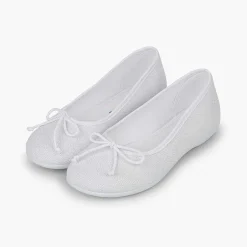 Bailarinas<Pisamonas Bailarinas Niña Lino Comunión