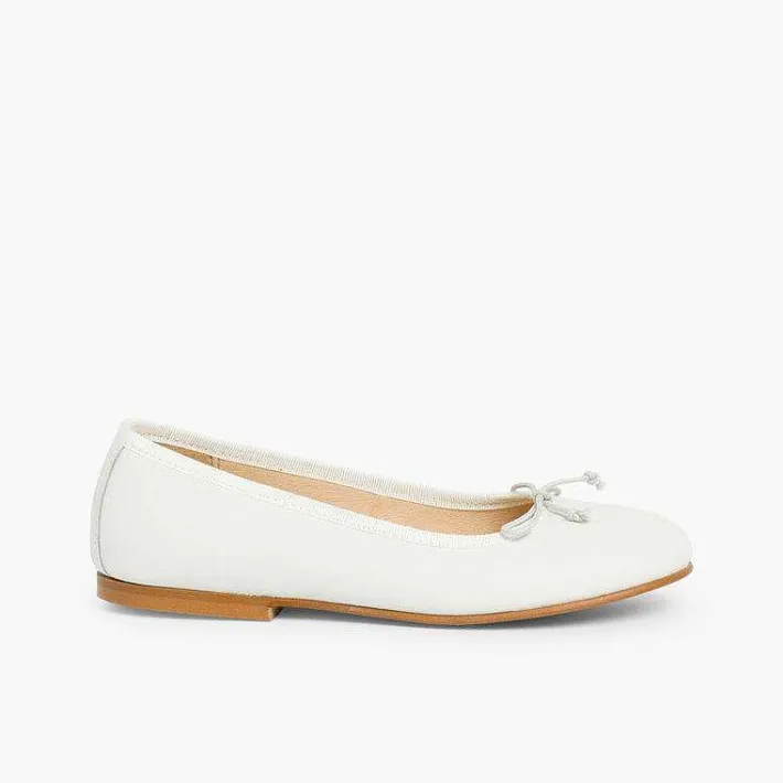 Zapatos Comunión<Pisamonas Bailarinas Niña Piel Manoletinas Comuniónes
