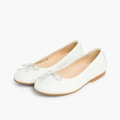 Zapatos Comunión<Pisamonas Bailarinas Niña Piel Manoletinas Comuniónes