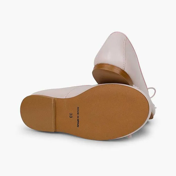 Zapatos Comunión<Pisamonas Bailarinas Niña Piel Manoletinas Comuniónes