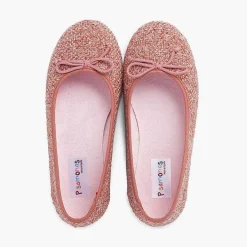 Bailarinas<Pisamonas Bailarinas Niña Tweed Con Lazo