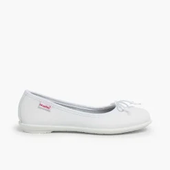 Bailarinas<Pisamonas Bailarinas Niñas Piel Lavable Manoletinas