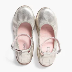 Zapatos Comunión<Pisamonas Bailarinas Piel Elastico Cierre Pulsera