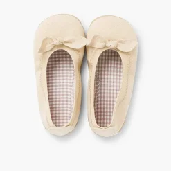 Bailarinas<Pisamonas Bailarinas Primeros Pasos Elastico Lona Lazo