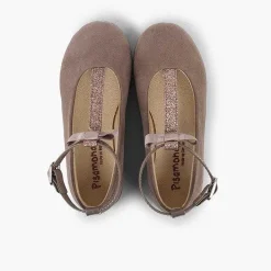 Merceditas Niña<Pisamonas Bailarinas Pulsera Con Tira De Purpurina