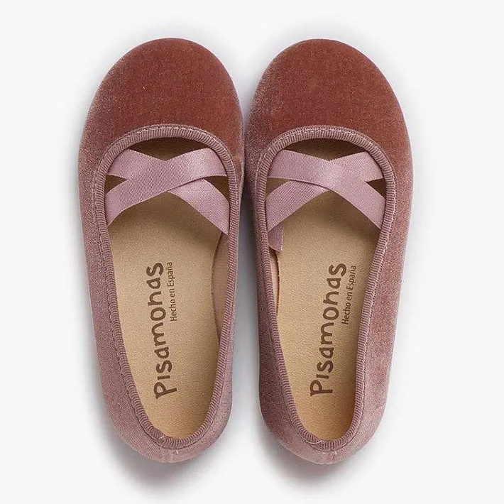 Bailarinas<Pisamonas Bailarinas Terciopelo Tipo Ballet