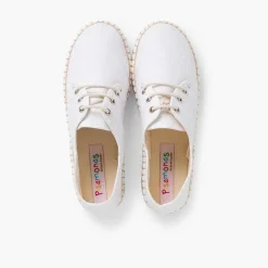 Zapatos Blucher<Pisamonas Blucher De Lona Con Base Alpargata
