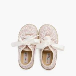 Zapatillas<Pisamonas Blucher Flores Y Yute Cordones Raso