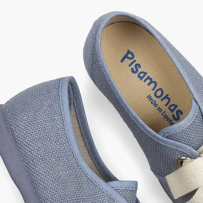 Zapatos Comunión<Pisamonas Blucher Lino Ceremonia Niños Pequenos Lazo