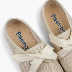 Zapatos Comunión<Pisamonas Blucher Lino Ceremonia Niños Pequenos Lazo