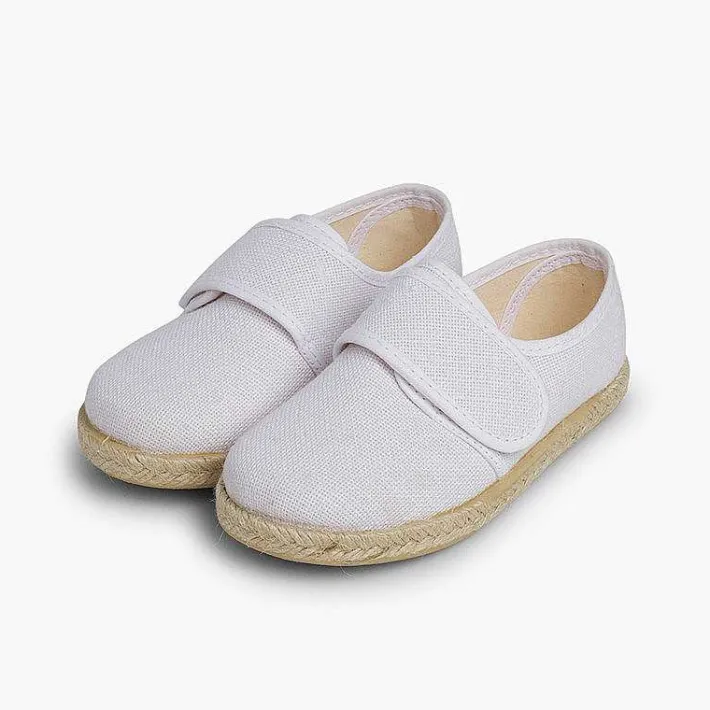 Zapatos Comunión<Pisamonas Blucher Lino Cierre Tira Adherente