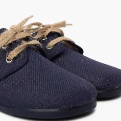 Zapatos Blucher<Pisamonas Blucher Lona Cierre Cordones Rusticos
