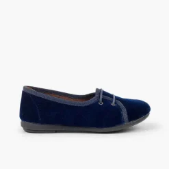 Blucher<Pisamonas Blucher Niña Terciopelo Salon