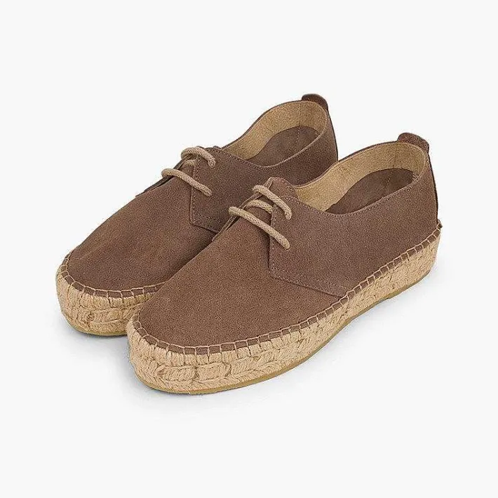 Zapatos Blucher<Pisamonas Blucher Niña Y Mujer Plataforma Yute