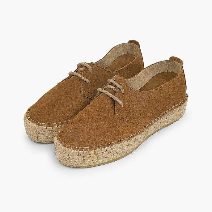 Zapatos Blucher<Pisamonas Blucher Niña Y Mujer Plataforma Yute