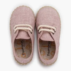 Zapatos Comunión<Pisamonas Blucher Niño Lona Suela Yute Bicolor
