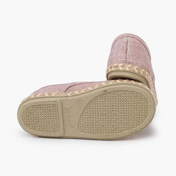Zapatos Comunión<Pisamonas Blucher Niño Lona Suela Yute Bicolor