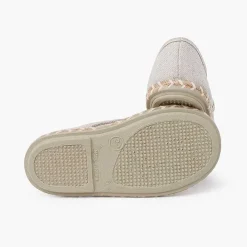 Zapatos Comunión<Pisamonas Blucher Niño Lona Suela Yute Bicolor
