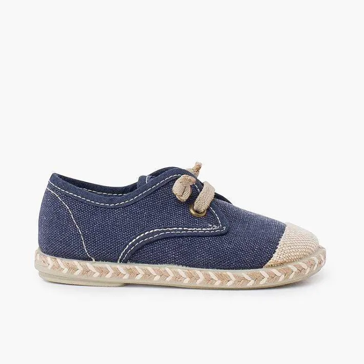 Zapatos Comunión<Pisamonas Blucher Niño Puntera Yute Cordon Elastico