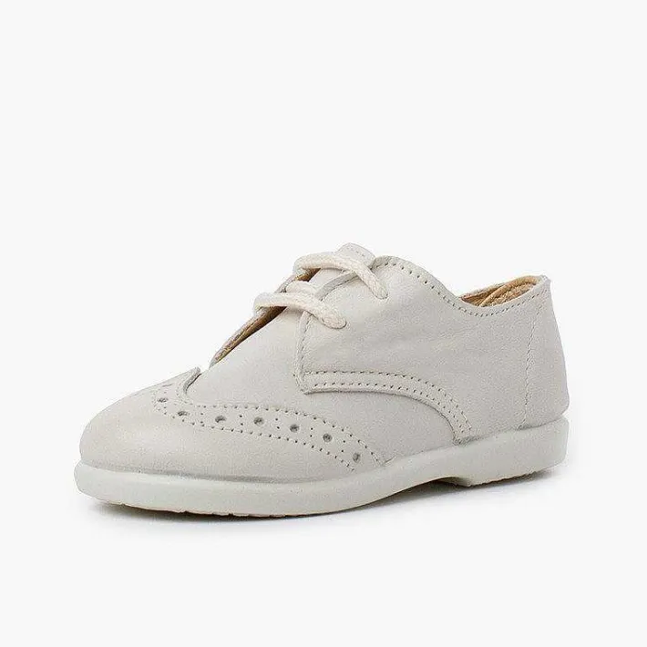 Zapatos Blucher<Pisamonas Blucher Picado Piel Niño