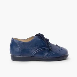 Zapatos Blucher<Pisamonas Blucher Picado Piel Niño